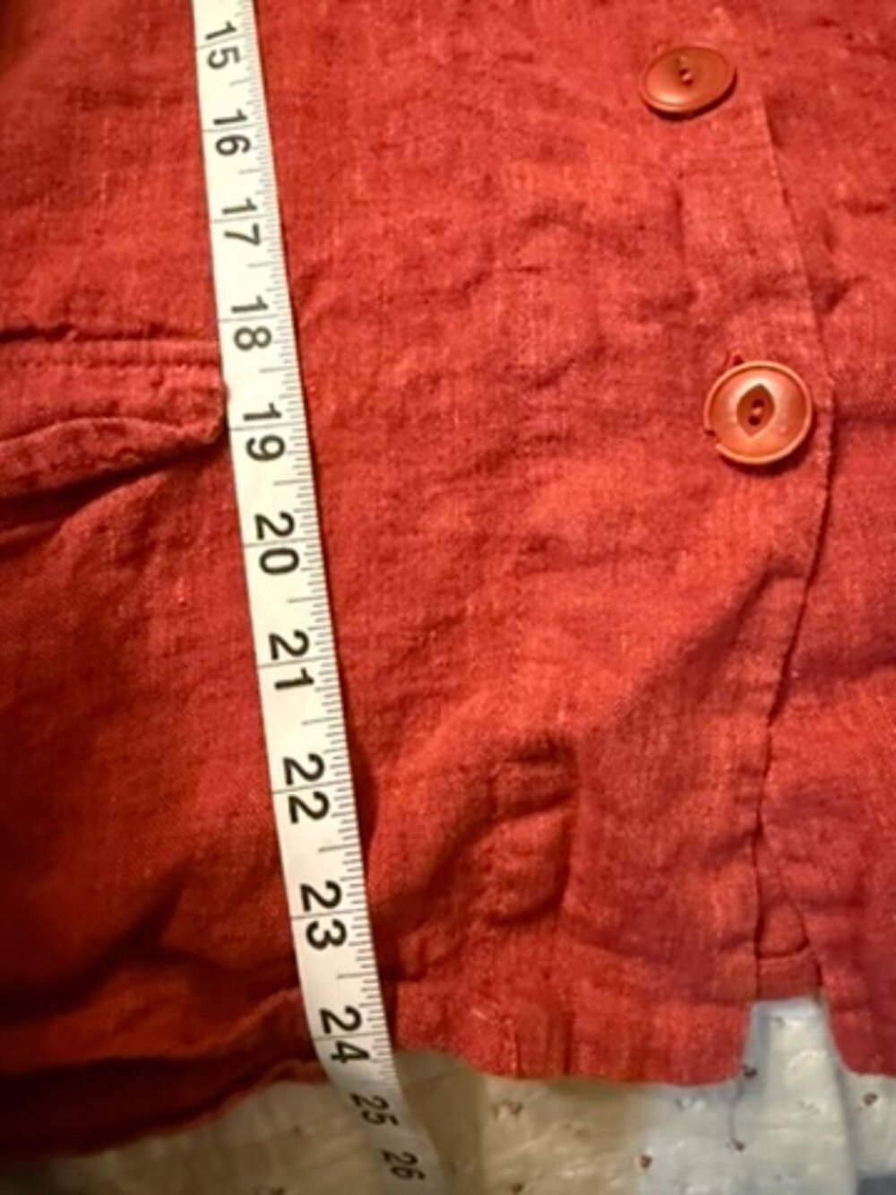 Flax Button Down Shirt - Size 1G - Picture 7 of 7